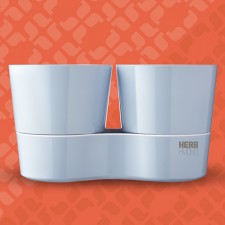 Herb Hydro pot twin Nordic Blue