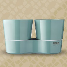 Herb Hydro pot twin Nordic Green