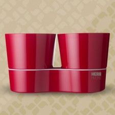 Herb Hydro pot twin Rosso